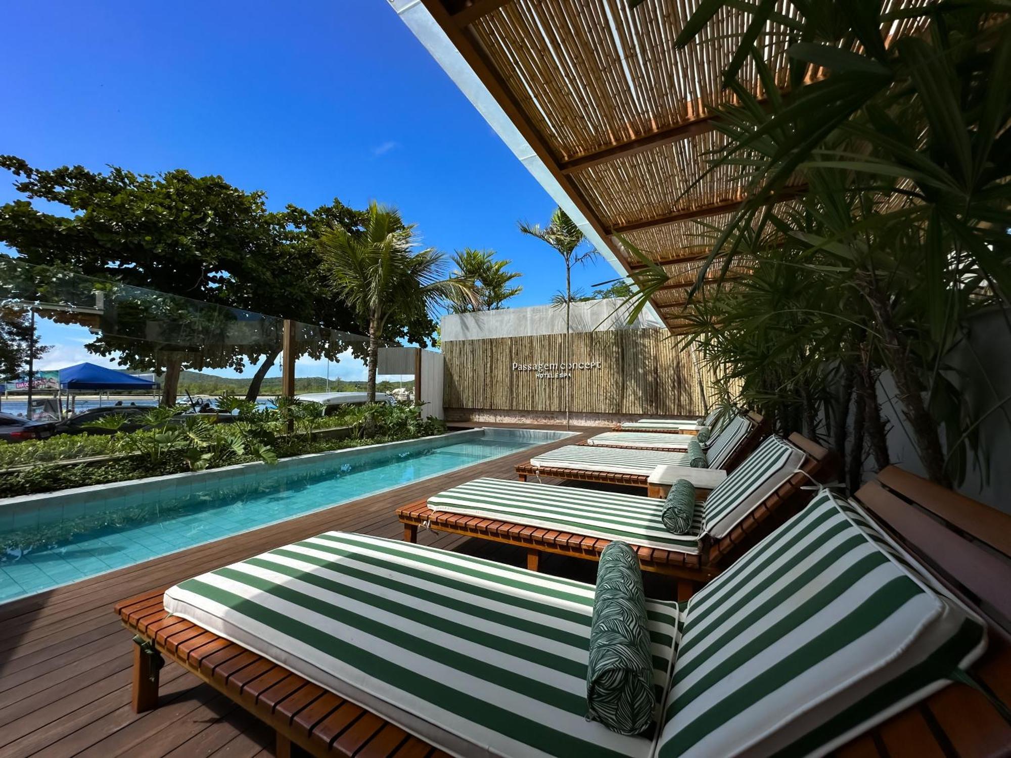 Passagem Concept Hotel E Spa Cabo Frío Exterior foto The rooftop pool at the hotel